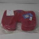 Everlasting Comfort Doctor Recommended Memory Foam Seat Cushion for Office Chairs & Car Seat - Ergonomic Office Desk Accessories for Tailbone Pain Relief, Sciatica & Back Support (Red)