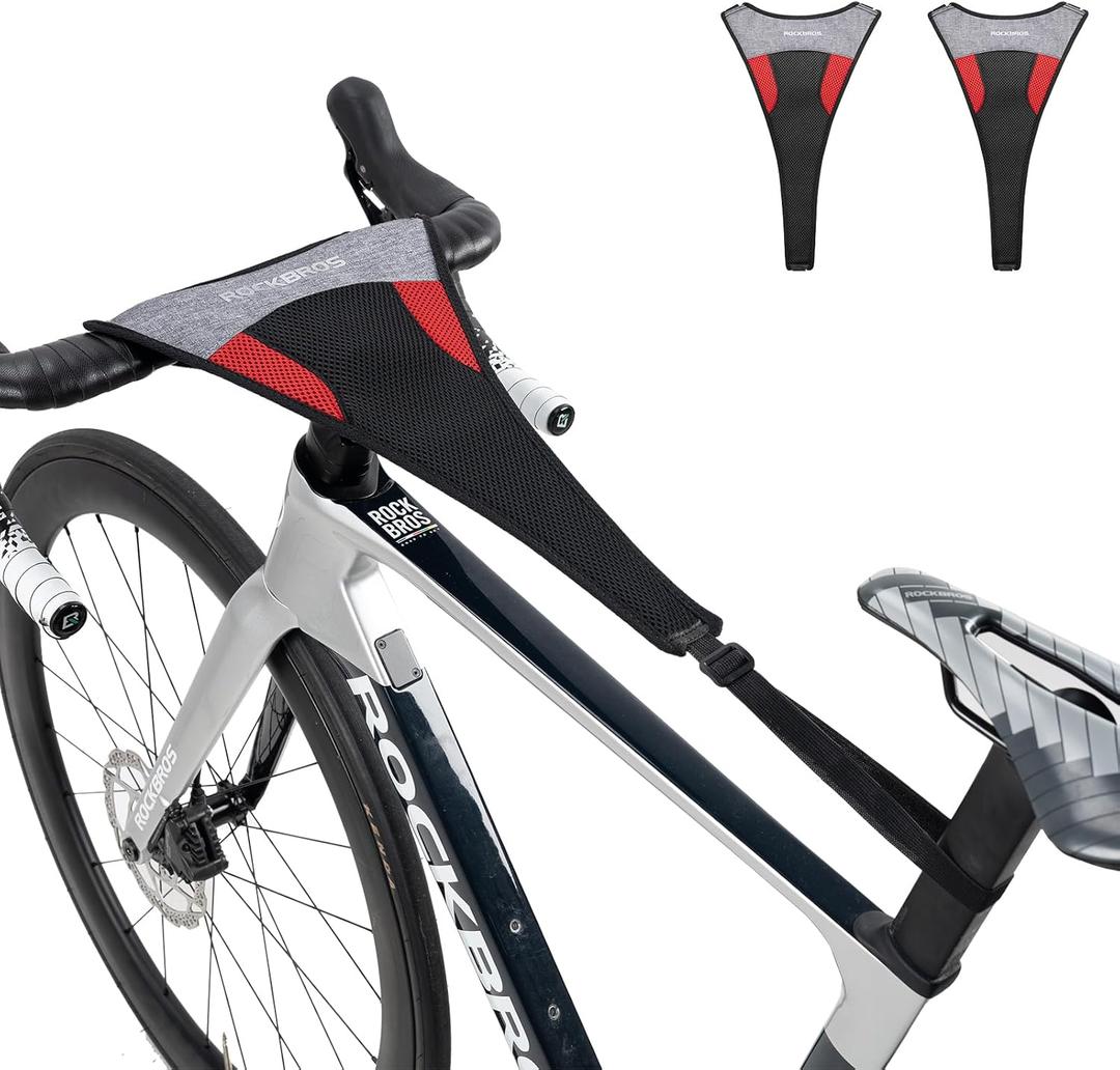 ROCKBROS Bike Sweat Guard, 11 Wider Bike Trainer Sweat Guard, Sweat Net for Indoor Cycling Training