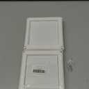 HOXHA 4" Dryer Vent Cover with Screen Plastic Dryer Vent Hood for Exterior Wall with 4 Screws UV Protection&Easy Installation for 4" Dryer Vent Hose (White, 4 inch Diameter)