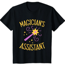Magician Assistant Costume Kids Birthday Christmas T-Shirt, kids 6