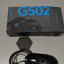 Logitech G502 Hero High Performance Wired Gaming Mouse, Hero 25K Sensor, 25,600 DPI, RGB, Adjustable Weights, 11 Programmable Buttons, On-Board Memory, PC/Mac - Black