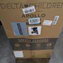 Delta Children Apollo Jogging Stroller - Shock Absorbing Frame with Large Canopy & Recline - Car Seat Compatible, Black