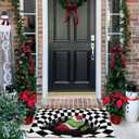 WPOYM Room Decoration Doormat, 3D Illusion Floor Mat Non-Slip Door Mats (Black, 1'3" x 2'7" (Rectangular))