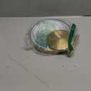 Lighted Makeup Mirror, 5000 mAh Rechargeable Double Sided Magnifying Vanity Mirror with 3 Colors, 1x/20x, 360 Rotation , Brightness Adjustable lighted mirror with magnification, Antique Bronze