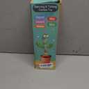 Rechargeable Dancing Talking Cactus Toy Mimics Back, Singing Mimicking Cactus Baby Toy That Talks Back, Educational Baby Toys 18 months+ w/ English Songs, Learning Toys for Baby Girl Boy Gifts (Green)