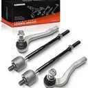 A-Premium Set of 4, Front Inner & Outer Tie Rod End Kit, Compatible with Mercedes-Benz C230 2008-2009, C250 2010-2015, C300 2008-2011, C350 2008-2015, E350 2010-2014, E400, E550