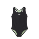 Speedo Girl's Swimsuit One Piece Closed Racerback 10