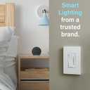 Legrand Radiant Wi-Fi Matter Smart LED Dimmer, Effortless Setup, Enhanced Compatibility with Apple HomeKit, Google Home, Alexa & SmartThings, Easy Wi-Fi Connectivity with Matter, Pack of 1