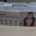 AMZPONY Cordless Neck Massager for Pain Relief Deep Tissue, Rechargeable Shiatsu Neck and Back Massager with Heat Kneading Shoulder Massage for Body Muscle Pain Relief,Gifts for Dad Mom Friends (Black)