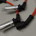 41-110 Iridium Spark Plugs and M8-48322 Spark Plug Wires Compatible with Chevy Silverado Suburban Avalanche Express GMC Cadillac Escalade Yukon Sierra Savana 5.3 6.0L 6.2L V8 LS Truck MCCKLE (6 Set)