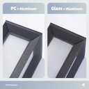 Glass Outdoor Wall Lights, 26" Waterproof Outdoor Wall Sconce, 5.9"Lx6.7 "Wx 25.6"H