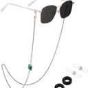 humlbird Glasses Chain Sunglasses Chain for Women Stainless Steel Glasses Necklace Eye Glasses Holders Around Neck Eyeglass Chains for Women Stylish Glasses Strap