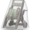 Veranda Patio Free Standing Portable Garden Hose Reel Cover,Protect Your Hose Reel and Prolong Its Life(25.9" x24.8" x 34.6")