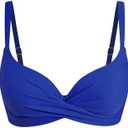 ZAFUL Women Twist Front Underwire Bikini Top Push Up Lace Up Swimsuit Tops Bra Padded Bathing Suit Tops, XL