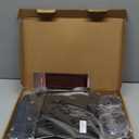 QWR Upgraded Pet Screen Door Fits Door Opening Size Up to 30"x80",Heavy Duty Cat Proof Mesh Screen Door with Zipper Closure,Prevent Cats Running Out from Home,Bedroom,Living Room,Kitchen(U-type,Black)