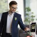 Funny Dinosaur 2p Badge Reel Cute T-Rex Pediatric Retractable ID Clip Badge Reel Holder Funny Cute Acrylic Badge Accessories for Unique Nurse Office Worker Teacher Students Woman Men