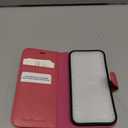TUCCH Wallet Case for iPhone 17e, Case for iPhone 16e, Kickstand PU Leather Magnetic Protective Flip Cover [RFID Blocking] [4 Card Slots] TPU Inner Shell Compatible with iPhone 17e/16e 6.1", Hot Pink