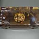 JOIEDOMI 2 Pack Outdoor Solar Hanging Lantern Lights, Waterproof Tabletop with Handle, LED Moroccan Lanterns, Metal Decorative Garden Solar Lights Christmas for Patio, Lawn, Porch, Backyard