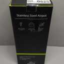 Cresimo Coffee Carafe with Pump - 102oz / 3L Airpot 12 Hours Large Hot Water Carafe, Cocoa Dispenser for Parties - Tea Flask, Insulated Stainless Steel Airpots for Hot Beverage Dispenser -Coffee Pump (Silver)