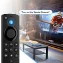 Replacement Firestick Remote Control Compatible with Fire Smart TV Stick Lite/Stick 4K/Smart TV 3rd Gen/TV Cube(2nd Gen/1st Gen/3rd Gen)/TVs Stick(2nd Gen/3rd Gen) with Voice Controller