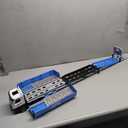 Carrier Truck Race Track Toddlers Toys, Foldable 3 Layer Track Playset, Toy Truck Transport Car Carrier & 8 Race Cars, Truck Car Kids Toys Xmas Gifts for Age 3 4 5 6+ Years Old Boys Girls (Blue)