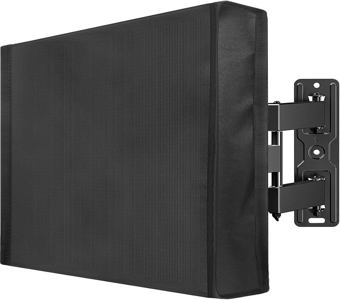 Mounting Dream Outdoor TV Cover Weatherproof with Bottom Cover for 41-43 inch TV, Waterproof and Dustproof TV Screen Protectors with Remote Control Pocket for Outside LED, LCD, OLED Flat Screen TVs