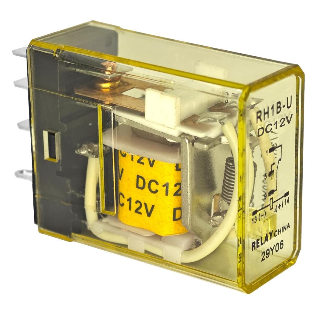 RH1B-UDC12V Power Relay - SPDT, 12VDC, 10A, UL Certified, Plug-in Power Relay