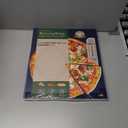 Pizza Pan - 14 Inch Nonstick Pizza Pan for Oven with Widen Handles for Cooking, Baking, and Grilling - Durable, Even Heating, Long-Lasting Kitchen Cookware (1, Golden)