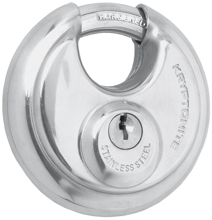 KRYPTONITE
DISC STAINLESS STEEL PADLOCK 70MM