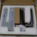 Veise VE029 WiFi Smart Lever Lock, Fingerprint Keyless Entry Door Lock with Handle, Built-in WiFi, Remote App Control, Electronic Digital Knob for Front Door and Bedroom, IP65 Waterproof, Matte Black