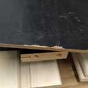 Dream On Me Brookside Wooden Toddler Bed in Black, Greenguard Gold & JPMA Certified, Kids Bed with Safety Rails, Low-to-Floor Design, Non-Toxic Pinewood Finish