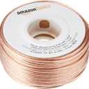 Amazon Basics 16-Gauge Speaker Wire Cable, Polarity Marked, 100 ft, Bronze