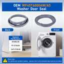 Upgraded WF45T6000AW/A5 Washer Door Seal for Samsung Front Loader Door Seal DC64-03788A X 006 AP6884238 Diaphragm WF45R6300AW WF45R6100AW WF45T6200AW WF45B6300AW WF45A6400 WF46BB670 WF50A860