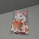 6 PCS Easter Bunny Yard Signs with Stakes, Large Easter Bunnies Outdoor Decorations for Yard Lawn Photography Egg Hunt Sign Waterproof Photo Props