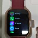 Smart Watches for Women, 1.85" HD Smart Watch for Android/iPhones (Make/Answer Calls), Fitness Tracker Watch with 24/7 Heart Rate Monitor, Sleep/Step Count Tracker, 120+ Sport Modes Pedometer Watch (Purple)