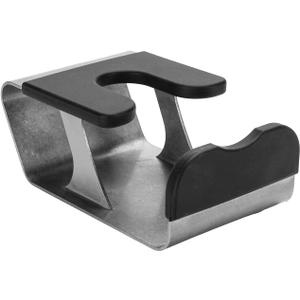 DIBTSA Espresso Tamping Station, Portafilter Holder Stand Universal for 51mm, 54mm and 58mm Portafilter, Espresso Accessories, Stainless Steel, Silver