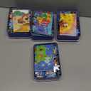 LELEMON 100 Pieces Puzzles for Kids Ages 4-8, 4 Set Kids Puzzle Ages 6-8,United States World Solar System Construction Site Children Learning Educational Puzzless Toys for Boys and Girls