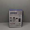 Ganiza Blender for Smoothies, 14 Pcs Smoothie Blender for Kitchen, Max 1300W Portable Blenders for Shakes Ice Crushing Grinding & More with 2 X 37 oz, 23 oz Cups, Perfect for Home & On - the - Go (Black)