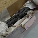 UBORSE 1920s Vintage Purse Embroidery Lace Floral Clutch Purse for Women Formal Evening Bag Handbag Wedding Bag (Black)