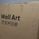 Large 3D Textured Framed Neutral Abstract Wall Art for Living Room, 3 Piece Modern Artwork for Walls, Minimalist White and Brown Geometric Wall Paintings for Hallway, Stair, Office Wall Decor 24x36 In (Bold Reliefs)