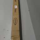 Curtain Rods for Windows 72 to 144 Inches - Aluminium Finials and Brackets - 1 Inch Decorative Window Rods - Adjustable Heavy Duty Curtain Rod - Wall & Ceiling Mounted - Antique Bronze Finish