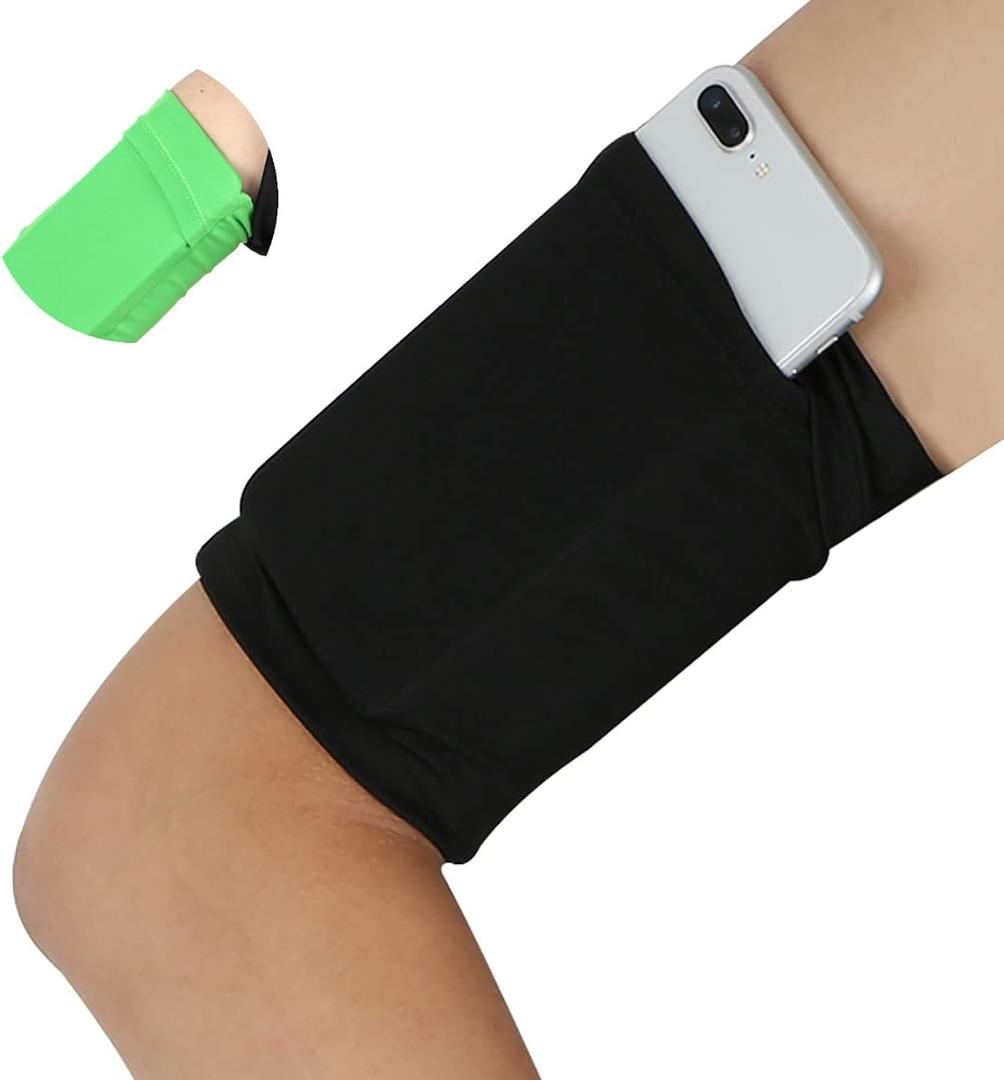 2pcs Small Cellphone Keys Earphone Armband for Workouts Working Out Gym Exercise Fitness Running Walking Football Basketball for iPhone 6 6S 7 8 X XR XS 11 12 Pro 13 Android Galaxy Pixel (Small: Armband Circumference 9.5 in)