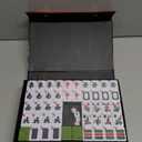 Mahjong Tile Set, 146pcs Chinese Mahjong Set Quality Mah Jong Tiles with Exquisite Storage Box Easy to Carry, Instructions Include Mah Jongg Sets for Family & Friends Gatherings (1.41*1.1*0.71 inch)