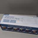 Waterproof Food Warming Mat, Color-Changing Electric Heating Tray with 6-Level Temperature Control, 1-6h Timers, Dishwasher-Friendly Food Warmer Mat for Parties, Buffets, and Kitchen Use. (White)