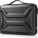 DOMISO 13 Inch Laptop Hard Case, Waterproof Shockproof Hard Shell Laptop Sleeve Protective Computer Bag for Macbook Pro 14 / Lenovo ThinkPad/Dell XPS/HP Pavilion, Black
