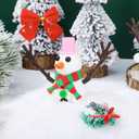 2 x 100Pcs Mini Christmas Snowman Hand, Mini Twigs Deer Antlers Shaped Tree Branches Snowman Crafts Kit for Winter Decorations