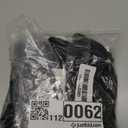 REORIA Womens Off The Shoulder Sheer Mesh Puff Long Sleeve Thong Bodysuit Tops (Small, Black)