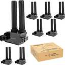 Ignition Coil Pack Set fit for V8 5.7 Hemi 2005-2020 Dodge Ram 1500 2500 3500 Dodge Charger Challenger Durango Magnum, Chrysler 300, Jeep Grand Cherokee Commander, UF504 C1526, 8pcs