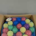 Sunny Days Entertainment 200 Premium Crush-Resistant Play Balls for Ball Pits  Non-Toxic, BPA & Phthalate Free  Vibrant Assorted Colors with Zippered Storage Bag (2.5" Diameter)