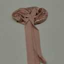 YANIBEST Silk Bonnet for Sleeping Women Satin Bonnet Double Layer Satin Lined Hair Bonnet with Tie Band Curly Hair Blush Pink (Large)